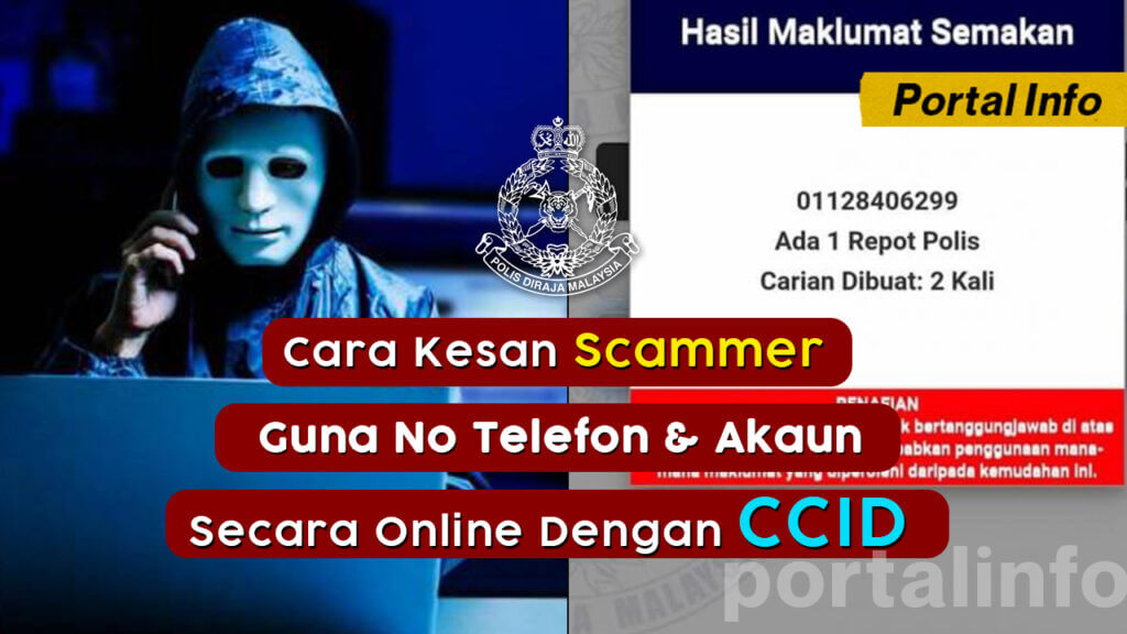 CCID Portal – Cara Semak Status Scammer Online