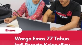 Warga Emas 77 Tahun Jadi Peserta Kelas eBay Paling Senior 